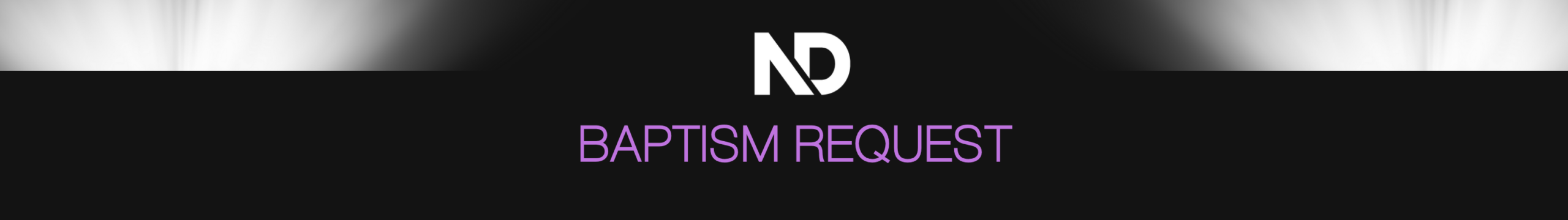 baptism request clip