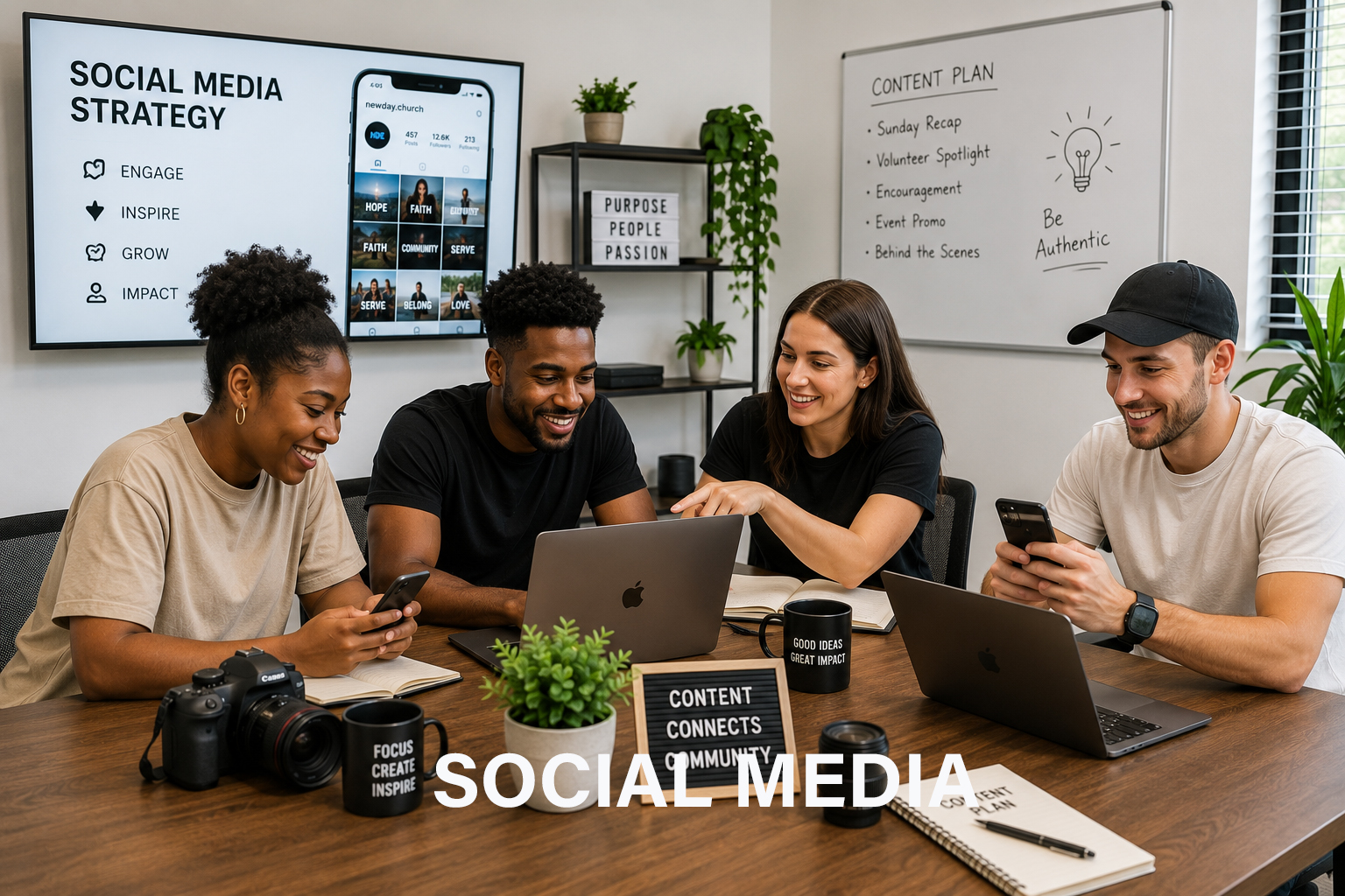 social media team recovered